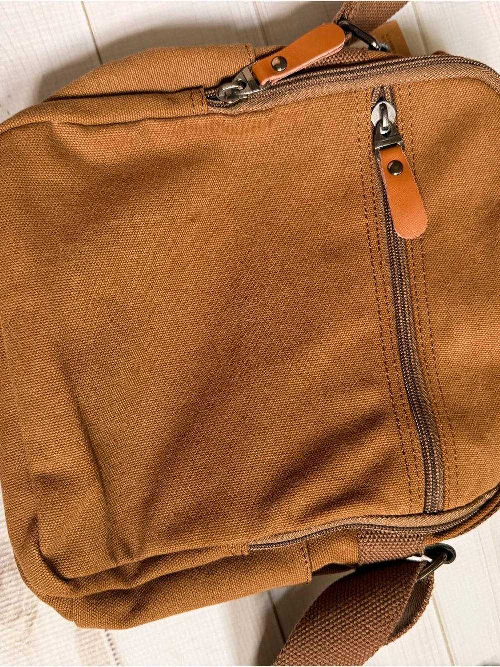 Moore Carden Brown Crossbody Messenger Bag for Men